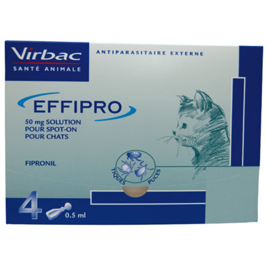 Effipro pipette anti puce à base de fipronil qui permet le traitement